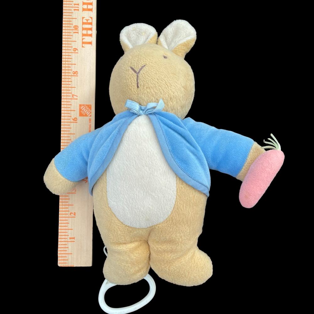 Vintage Eden Musical Peter Rabbit Plush Bunny Toy Stuffed Animal NO Sound FLAW